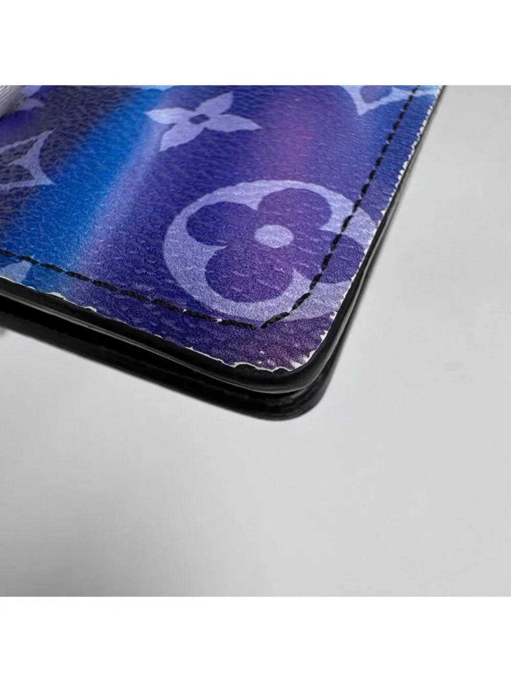 Louis Vuitton Portefeuille Brazza Bifold Monogram Sunset Wallet Multicolor Noir
